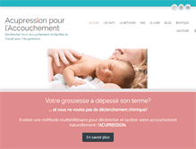 Tablet Screenshot of declencheraccouchement.com